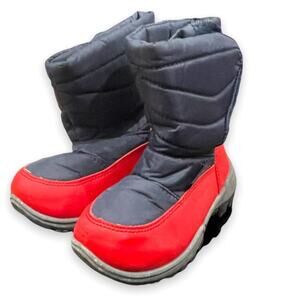 Mountaineer Caribou Junior Red/Blue Snow Boots Sz 10